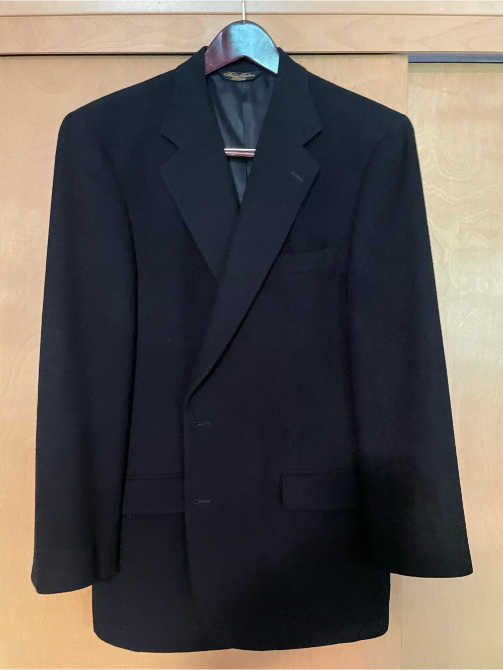 Brooks Brothers Men's Black Single-Breasted Sport Coat